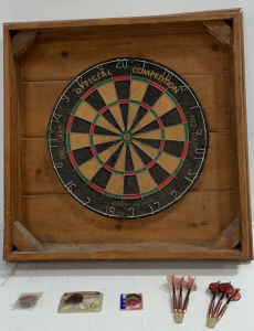 Vintage Official Competition Pro-Dart Dart Board