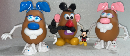 (3) Mr. PotatoHead* Toys With Accessories