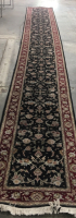 Extra Long Floral Runner Rug