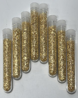 (8) Bottles Of Gold Flake/Leaf