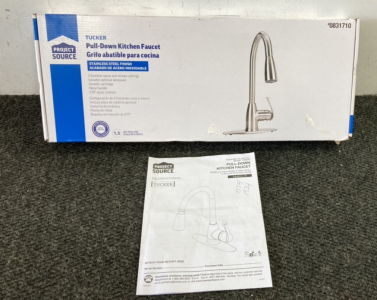 Project Source Tucker Pull Down Kitchen Faucet