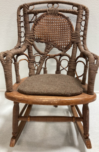 Vintage Wood Child’s Rocking Chair