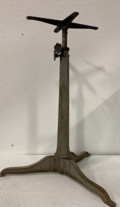 Vintage Saxon Steel Adjustable Tool Mount Stand