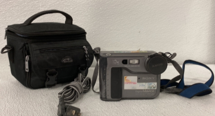 Sony Digital Mavica Camera With Samsonite Case