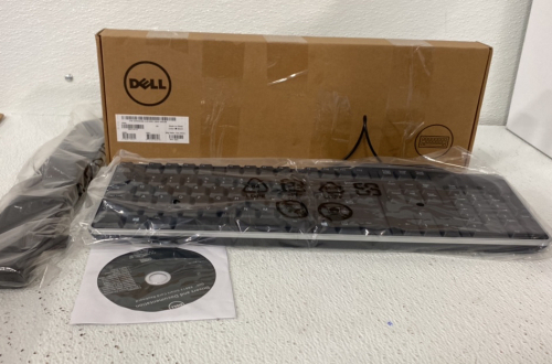 (2) New in the Box DELL Black CN-OXRD46-LO300-26H-002B Keyboards