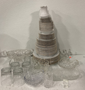 Set Of Plates-(6) Cups And More