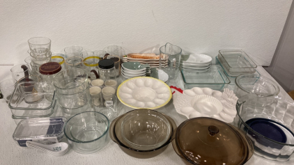(30)+ Various Types of Cups/bowls/and Baking Glasses