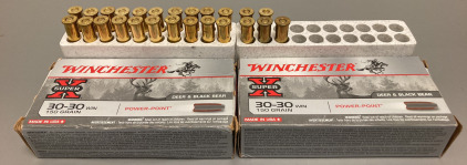 (25) Rnds. Winchester 30-30 Win Ammo