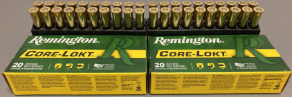 (40) Rnds. Remington Core-Lokt 30-30 Win. Ammo