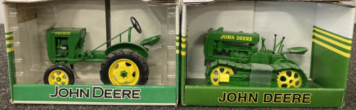 (2) John Deere Die-Cast Model Tractors