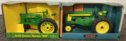 (2) John Deere Die-Cast Model Tractors