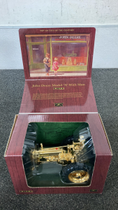John Deere Model “A” With Man Gold Toned Model