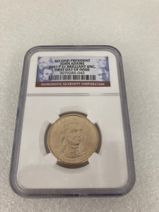 Sixth President John Quincy Adams 2007 Uncirculated Dollar Coin