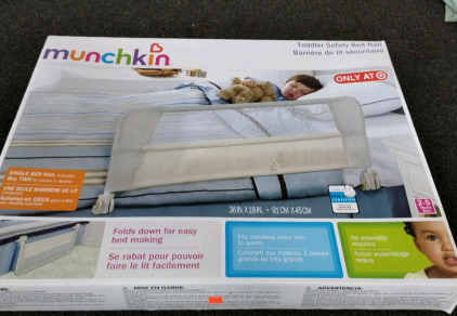 Toddler safety rail