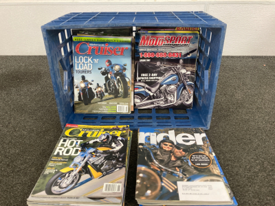Crate Of Motorcycle Magazines