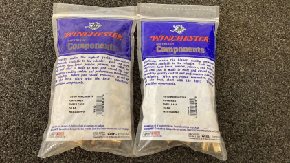 (2) New Sealed Bags Winchester 44-40 Unprimed Shellcases