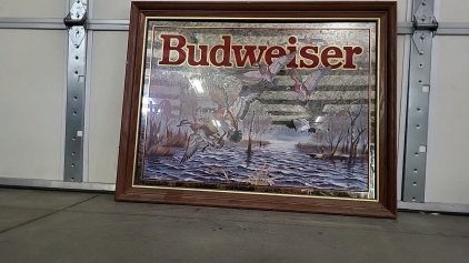 35-1/2"&times;28" Budweiser Wall Decor
