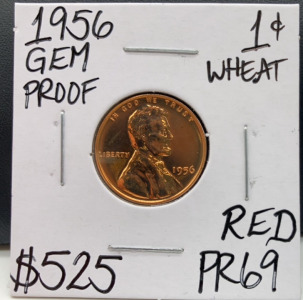 1956 PR69 Gem Proof Wheat Penny