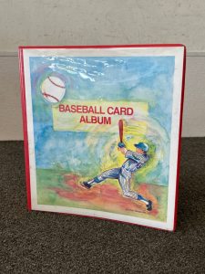 Binder with Baseball Card Collection