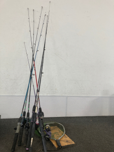 Fishing Poles & Net