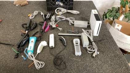 Wii System Complete. Powers On. Not Fully Tested