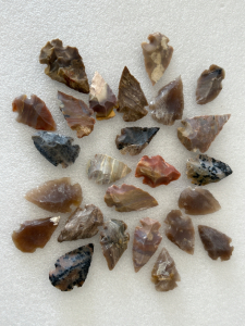 25 Stone ArrowHeads