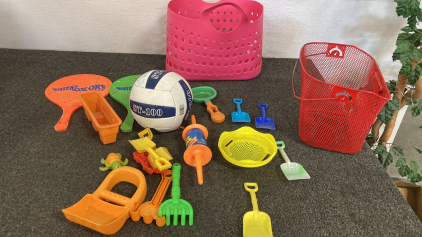 Beach Toys Bike Basket And More Please Inspect
