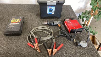 Tools And Other Items Drill Has Key Chuck And Works Please Inspect