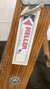 Keller Wood Step Stool 22&rdquo; Tall Good Condition Please Inspect