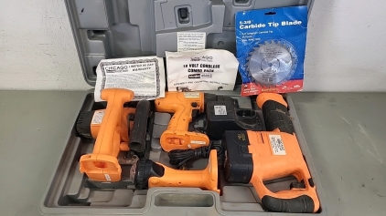 Chicago Electric Cordless Drill, Reciprocating Saw, Circular Saw and More