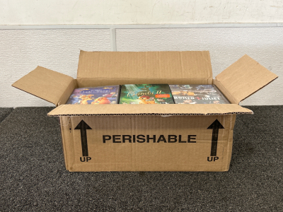 Box of DVDs