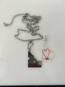 (2) Idaho Pendants (one is on chain)