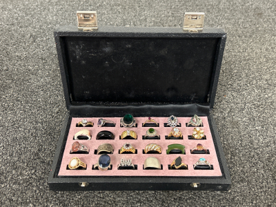 24 Decorative Rings With Case