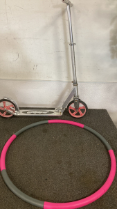 Razor Scooter Has Big Wheels And Hula Hoop Please Inspect