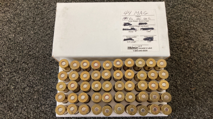 (50) Rnds. W-W Super 44 Rem Mag Ammo