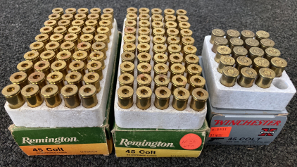 (119) 45 Colt Spent/Unprimed Brass Shellcases