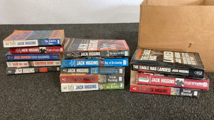 37 Jack Higgins Books Good Condition Please Inspect