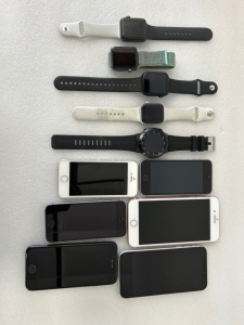 Apple Watches and iPhones