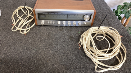 Realistic Stereo Receiver Powers On Not Tested Has Cords Please Inspect