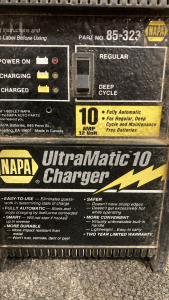 Napa Ultramatic 10 Charger Powers On Not Tested Please Inspect