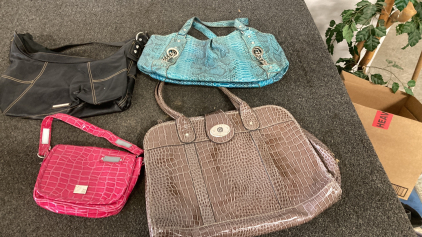 4 handbags Rosetti, Ninewest, Joyride And Sagharbor Please Inspect