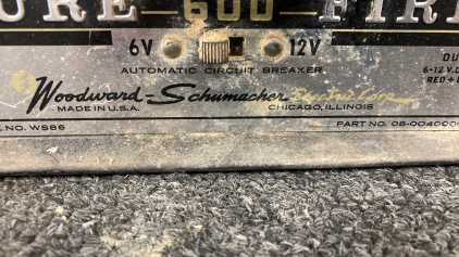 6 Amp Sure Fire Battery Charger Powers On Not Tested Please Inspect