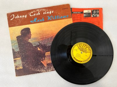 Vintage Johnny Cash Sings Hank Williams Record