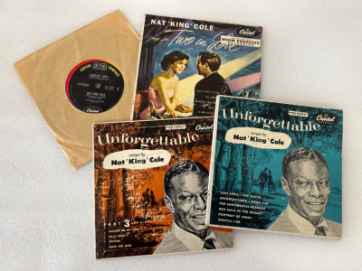 (4) Nat King Cole Records
