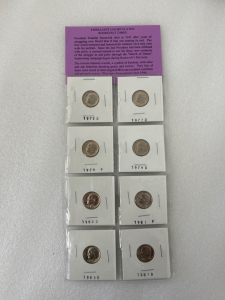 8 Brilliant Uncirculated Roosevelt Dimes