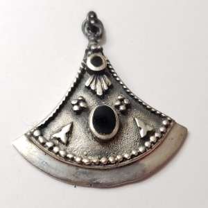 Silver Black Onyx Pendant