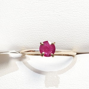 10K Natural Ruby(0.6ct) Ring