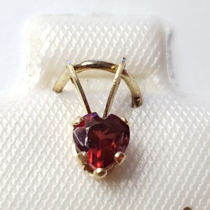 14K Garnet(0.28ct) Pendant