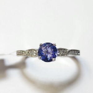 14K Tanzanite(0.55ct) Diamond(0.1ct) Ring