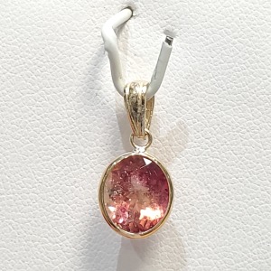 14K Tourmaline(2.7ct) Pendant